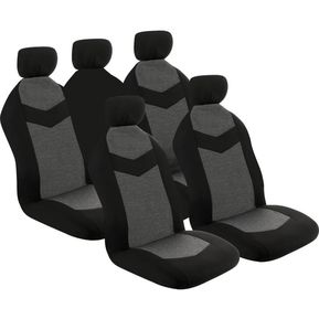 Cubre asiento tela negro AutoStyle