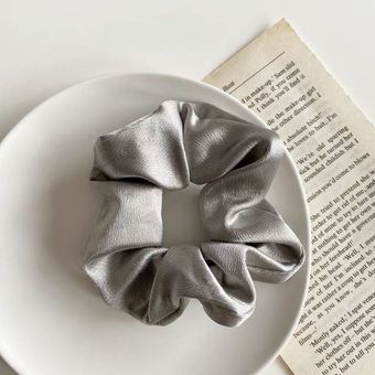 Anillo De Pelo Coreano Para Mujeres Ramo Raso Raso Raso Bola 