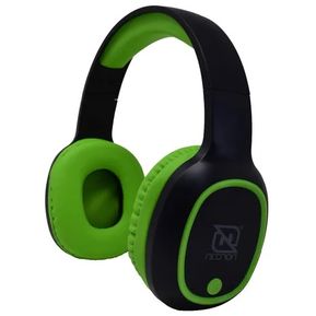 Audífonos Diadema Necnon Nbh-04 Pro Negro Y Verde Bluetooth