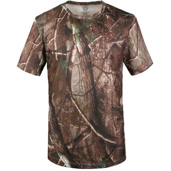 camisa transpirable de combate táctico del ejército para caza al aire libre Camiseta de camuflaje para hombres ropa deportiva militar de camuflaje para campamento de caza 
