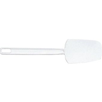 Rubbermaid FG193300WHT 9 1/2 Spoon Spatula - White