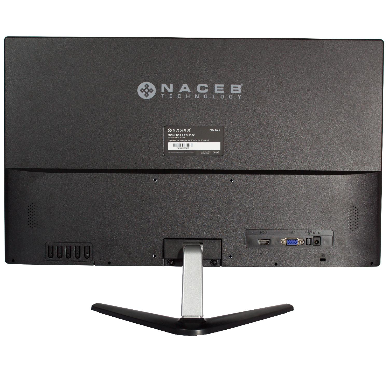 Monitor Gamer 21.5 NACEB 2ms 60Hz Full HD VGA HDMI Widescreen NA-628