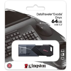 Memoria Flash Usb Kingston Datatraveler Exodia Onyx 64 Gb