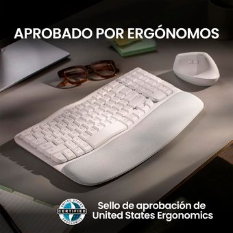 Teclado ergonomico inalambrico discount logitech