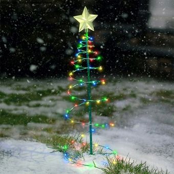 Luz solar brillante del árbol de navidad para la decoración del jardín 