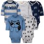 Bodies manga larga Gerber Mapache - pack x5