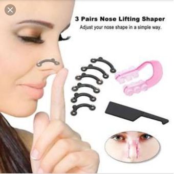 Respingador De Nariz Corrector Nasal 3 Pares Y Clip Nariz F