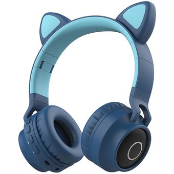 auriculares de gatito con microfono