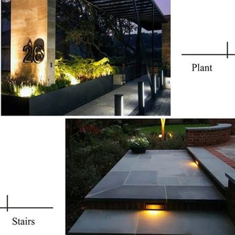 Luz de inundación LED 30W 50W impermeable LED Spotlight Garden Lámpara al aire libre 