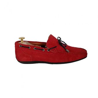 Mocasin discount rojo hombre