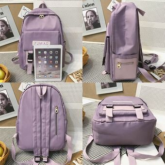 bolsos escolares d Linda mochila impermeable con hebilla para mujer 