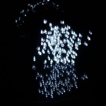 200 LED Solar Powered Fairy String Lights Garden Christmas Party Lámpara al aire libre 