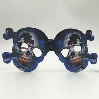 Vidrios de cráneo de Halloween 