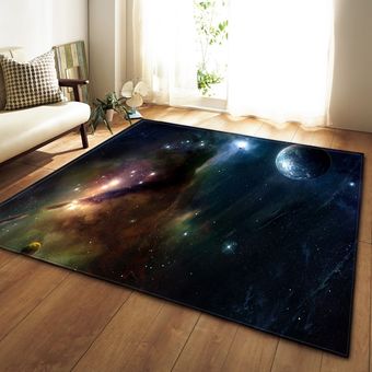 alfombra de Alfombra de pasillo 3D Galaxy Universe Star para niños 