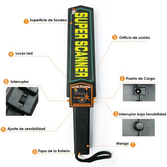 Detector de Metales Garrett Modelo Super Scanner – Master Detector Colombia