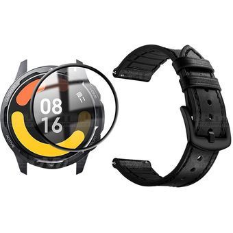 Correa de cuero para Xiaomi Watch S1 Active, accesorios de reloj
