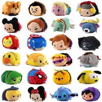 Mini Animal de dibujos animados Iron Man Capitán América juguetespara niñas de 9cm WOT juguetespara bebés Oyuncak 