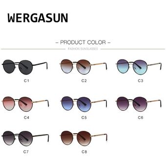 Gafas de sol circulares Wergasun gafas de sol paramujer 