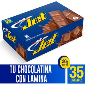 Chocolatina  Jet Leche x 35 unidades x 30 gr