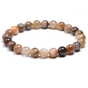 Las Cuentas De Piedra Negra Natural Diy Cuentas Pulseras De 