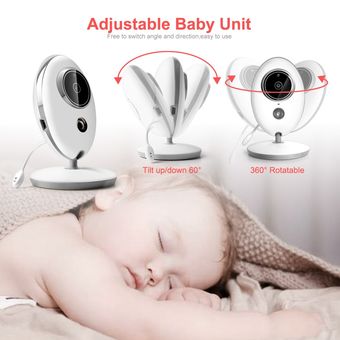 Wireless LCD Audio Video Baby Monitor VB605 Radio Nanny Music Intercom IR 24h Portable Baby Camera 