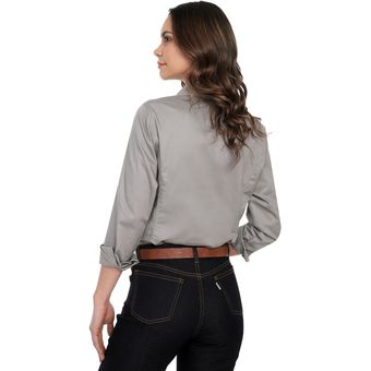 Blusa Basic Fem Manga Larga Lec Lee para Mujer - Azul Claro