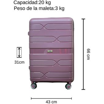 Maletas De Viaje Polipropileno T-travel Infinity Mediana