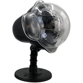 Lámpara de proyección de copo de nieve de luz de nieve LED LED LED de láser de césped a prueba de agua 