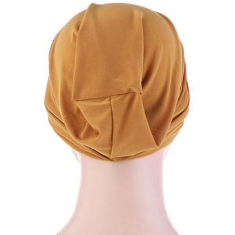 Sombrero De Respiración De Algodón Mujer Turbante Pañuelo De 