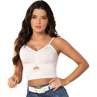 Crop Top Tiras Ropa Mujer Moda  Linio Colombia - GE063FA03AXA7LCO