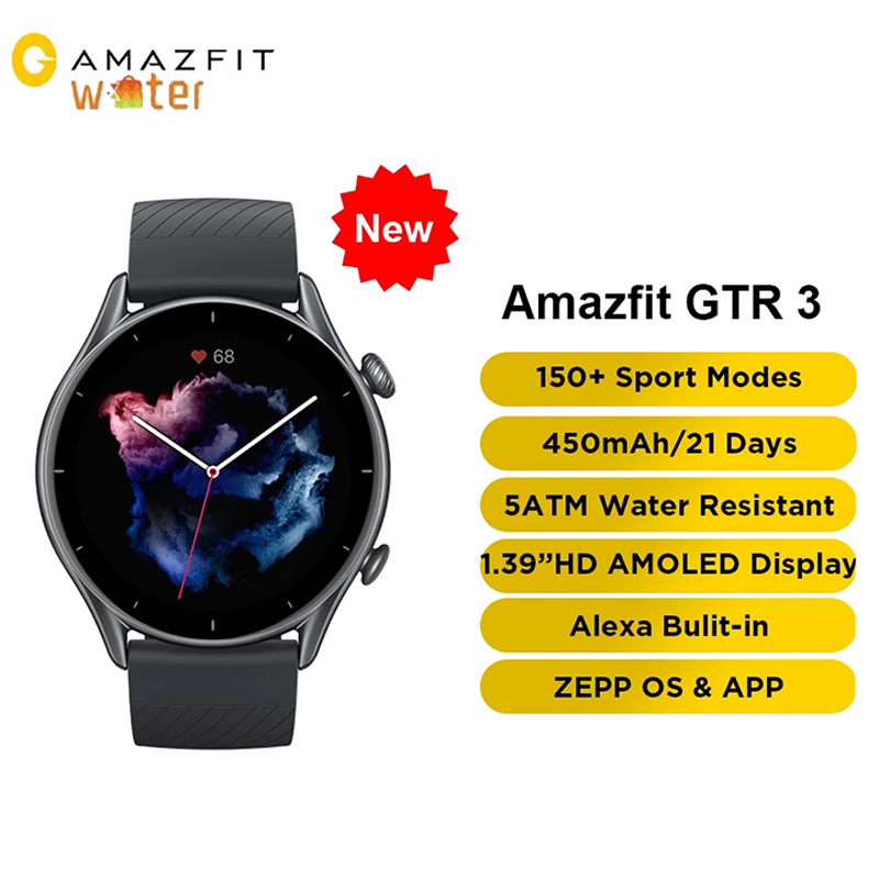 Versión global Amazfit GTR 3 Reloj inteligente Bluetooth SmartWatch
