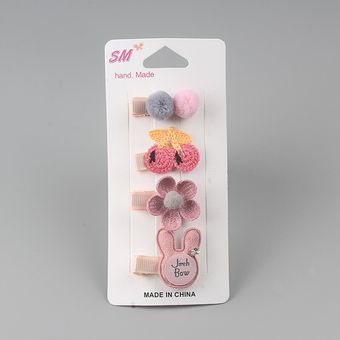 accesorios para el cabello de 3 a 18 Uds. Conjunto con rizador de pelo para niña diadema de goma elástica con lazo de Animal y flores 