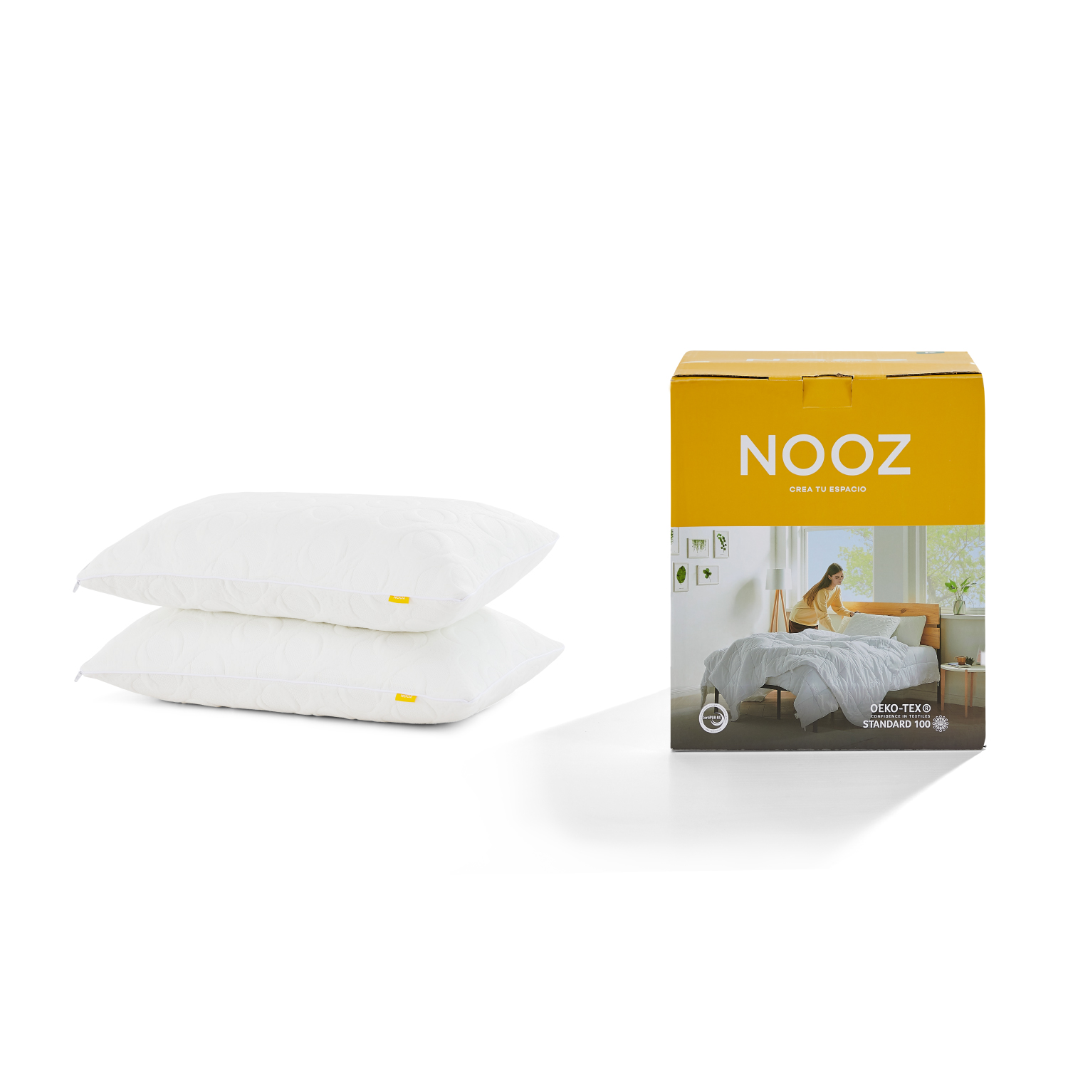 Almohadas Nooz Responsive Memory Foam, 2 Pack