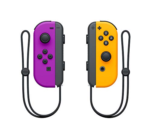 Controles Joy Con L y R Para Nintendo Switch Morado y Naranja