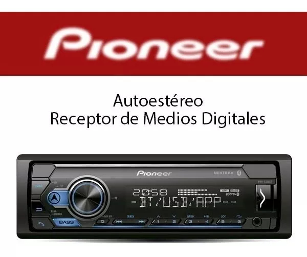 Autoestereo Medios Digitales Pioneer Mvh-s325bt Bluetooth Usb Spotify
