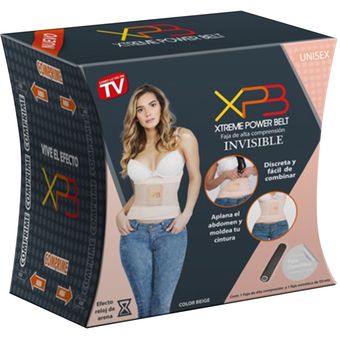 Faja Reductiva Xtreme Power Belt Nude con Thermo de Regalo