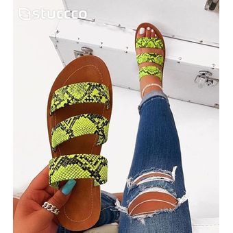Nuevo diseñador de sandalias para mujeres de verano con sandalias 