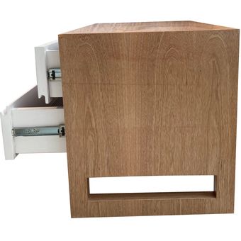 Mesa de Noche SOTO-Masizos -Madera Flor Morado Color Natural y Blanco |  Linio Colombia - GE063HL01JREZLCO