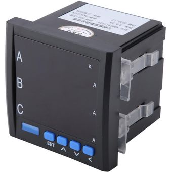 Amperímetro de CA programable trifásico con pantalla inteligente digit 