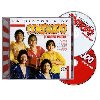 La Historia De Menudo - Grandes Exitos - Disco Cd + Dvd