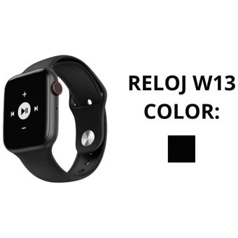 GENERICO Reloj inteligente Smartwatch Serie 8 Negro Compatible Android y  iPhone