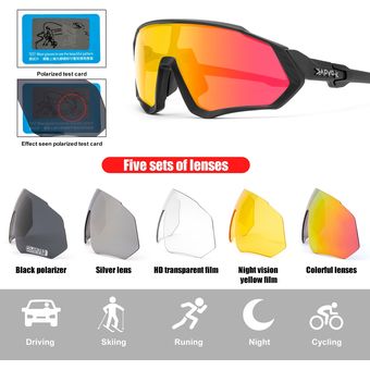 Gafas polarizadas de ciclismo para hombre y mujer lentes para depor 