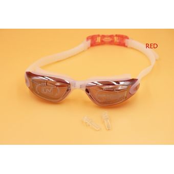 B42003 impermeables tamaño libre diseño con recubrimiento de espejo Gafas de natación unisex antiniebla para adultos 