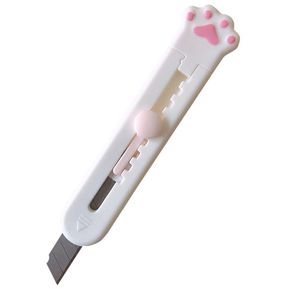 Mini Pocket Cat Paw Art Utility Knife Express Box Knife Pape...