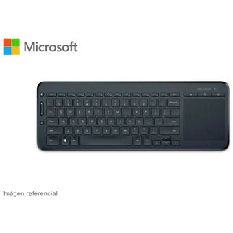 Teclado Microsoft All in one Media Keyboard Inalámbrico Negro MICROSOFT