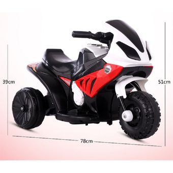 Moto Electrica Montables Niños Carro Pito Recargable AZUL 6689