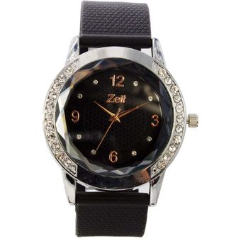 Reloj Zeit Mujer Digital Negro Dorado Negro –