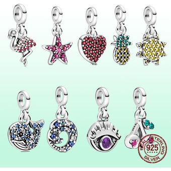 925 Flames De Plata Esterlina Con Carisma De Corazón Con De 925 Flames De Plata Esterlina Con Carisma De Corazón Con De
