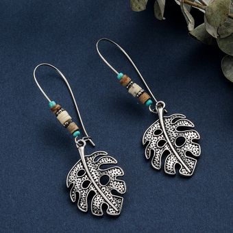 Pendientes Retro De Plata Étnica Pendientes Accesorios De De 
