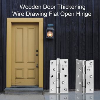 Lala Wood Door 5 acero inoxidable, exquisitamente diseñado duradero 